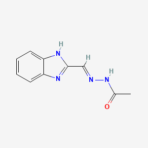 N'-(1H-benzimidazol-2-ylmethylene)acetohydrazide