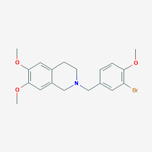 2-(3-bromo-4-methoxybenzyl)-6,7-dimethoxy-1,2,3,4-tetrahydroisoquinoline