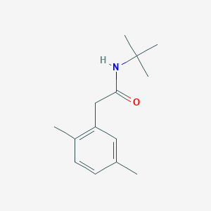 molecular formula C14H21NO B6037188 N-(tert-butyl)-2-(2,5-dimethylphenyl)acetamide 