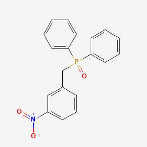 molecular formula C19H16NO3P B6037194 (3-nitrobenzyl)(diphenyl)phosphine oxide 