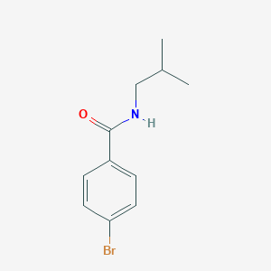 molecular formula C11H14BrNO B060372 4-溴-N-异丁基苯甲酰胺 CAS No. 161768-66-7