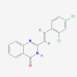 2-[2-(2,4-dichlorophenyl)vinyl]-4(3H)-quinazolinone