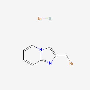 molecular formula C8H8Br2N2 B6037426 2-(bromomethyl)imidazo[1,2-a]pyridine hydrobromide 