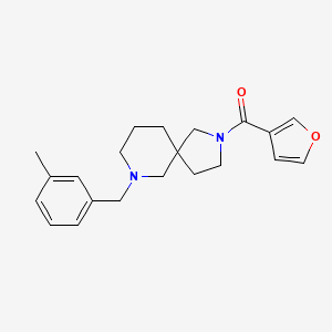 molecular formula C21H26N2O2 B6037429 2-(3-furoyl)-7-(3-methylbenzyl)-2,7-diazaspiro[4.5]decane 