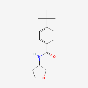 molecular formula C15H21NO2 B6037444 4-tert-butyl-N-(tetrahydro-3-furanyl)benzamide 