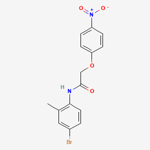 molecular formula C15H13BrN2O4 B6037508 N-(4-bromo-2-methylphenyl)-2-(4-nitrophenoxy)acetamide 