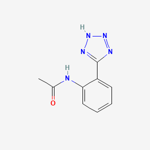 molecular formula C9H9N5O B6037601 N-[2-(1H-tetrazol-5-yl)phenyl]acetamide CAS No. 18216-40-5