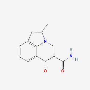 molecular formula C13H12N2O2 B6037643 2-methyl-6-oxo-1,2-dihydro-6H-pyrrolo[3,2,1-ij]quinoline-5-carboxamide 