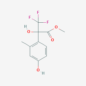 methyl 3,3,3-trifluoro-2-hydroxy-2-(4-hydroxy-2-methylphenyl)propanoate