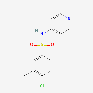 molecular formula C12H11ClN2O2S B603782 4-chloro-3-methyl-N-(4-pyridinyl)benzenesulfonamide CAS No. 477306-75-5