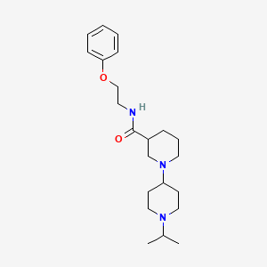 1'-isopropyl-N-(2-phenoxyethyl)-1,4'-bipiperidine-3-carboxamide