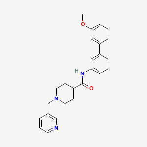 N-(3'-methoxy-3-biphenylyl)-1-(3-pyridinylmethyl)-4-piperidinecarboxamide