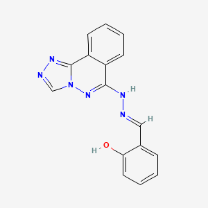 2-Hydroxybenzaldehyde [1,2,4]triazolo[3,4-a]phthalazin-6-ylhydrazone
