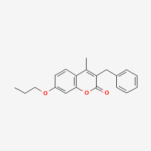 3-benzyl-4-methyl-7-propoxy-2H-chromen-2-one