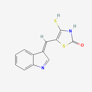 (5Z)-5-(1H-indol-3-ylmethylidene)-4-sulfanylidene-1,3-thiazolidin-2-one