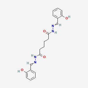 N'1,N'6-bis[(2-hydroxyphenyl)methylidene]hexanedihydrazide