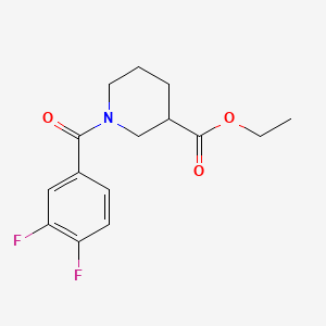 Ethyl 1-(3,4-difluorobenzoyl)-3-piperidinecarboxylate