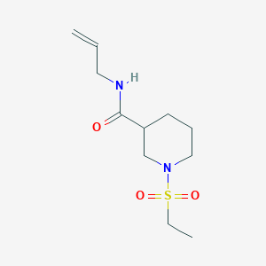 molecular formula C11H20N2O3S B6038613 N-allyl-1-(ethylsulfonyl)-3-piperidinecarboxamide 