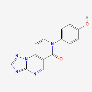 7-(4-hydroxyphenyl)pyrido[3,4-e][1,2,4]triazolo[1,5-a]pyrimidin-6(7H)-one