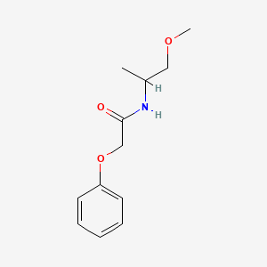 molecular formula C12H17NO3 B6038777 N-(2-methoxy-1-methylethyl)-2-phenoxyacetamide 