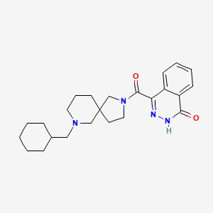 molecular formula C24H32N4O2 B6038850 4-{[7-(cyclohexylmethyl)-2,7-diazaspiro[4.5]dec-2-yl]carbonyl}-1(2H)-phthalazinone 