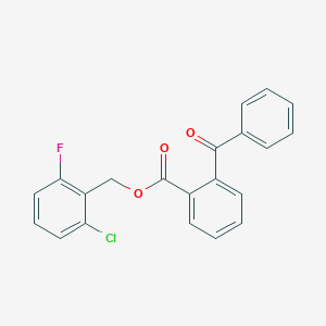 2-chloro-6-fluorobenzyl 2-benzoylbenzoate