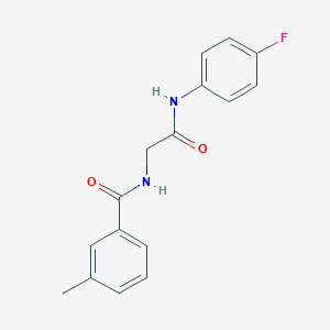 N-{2-[(4-fluorophenyl)amino]-2-oxoethyl}-3-methylbenzamide