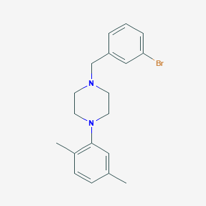 1-(3-bromobenzyl)-4-(2,5-dimethylphenyl)piperazine