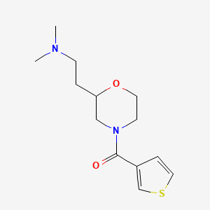 N,N-dimethyl-2-[4-(3-thienylcarbonyl)-2-morpholinyl]ethanamine