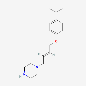 1-[4-(4-isopropylphenoxy)-2-buten-1-yl]piperazine