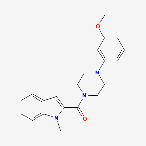 molecular formula C21H23N3O2 B6039645 2-{[4-(3-methoxyphenyl)-1-piperazinyl]carbonyl}-1-methyl-1H-indole 