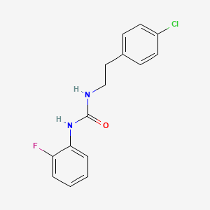 N-[2-(4-chlorophenyl)ethyl]-N'-(2-fluorophenyl)urea