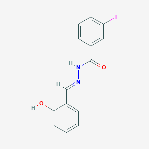 molecular formula C14H11IN2O2 B6039740 N'-(2-hydroxybenzylidene)-3-iodobenzohydrazide 