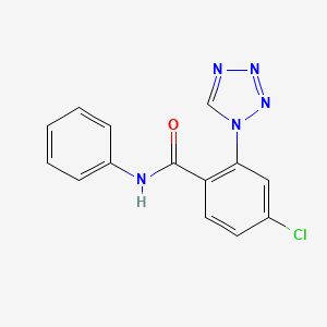 4-chloro-N-phenyl-2-(1H-tetrazol-1-yl)benzamide