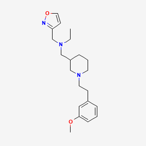 N-(3-isoxazolylmethyl)-N-({1-[2-(3-methoxyphenyl)ethyl]-3-piperidinyl}methyl)ethanamine