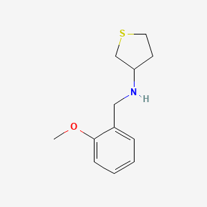 molecular formula C12H17NOS B6039917 (2-methoxybenzyl)tetrahydro-3-thienylamine 
