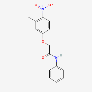 2-(3-methyl-4-nitrophenoxy)-N-phenylacetamide