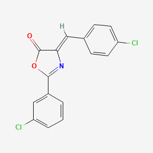 4-(4-chlorobenzylidene)-2-(3-chlorophenyl)-1,3-oxazol-5(4H)-one