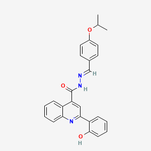 2-(2-hydroxyphenyl)-N'-(4-isopropoxybenzylidene)-4-quinolinecarbohydrazide