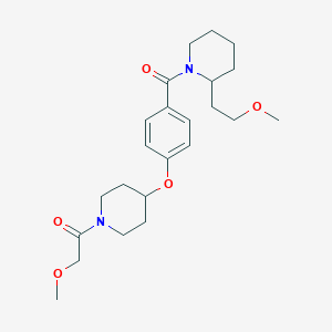 1-(4-{[1-(methoxyacetyl)-4-piperidinyl]oxy}benzoyl)-2-(2-methoxyethyl)piperidine