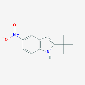 molecular formula C12H14N2O2 B060403 2-(tert-Butyl)-5-nitro-1H-indole CAS No. 174274-85-2