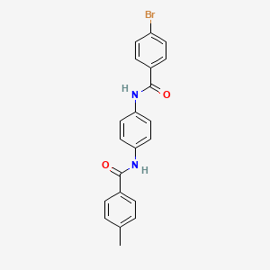 4-bromo-N-{4-[(4-methylbenzoyl)amino]phenyl}benzamide