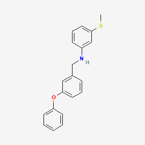 3-(methylthio)-N-(3-phenoxybenzyl)aniline