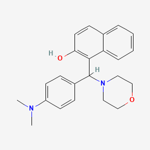 molecular formula C23H26N2O2 B6040453 1-[[4-(dimethylamino)phenyl](4-morpholinyl)methyl]-2-naphthol 