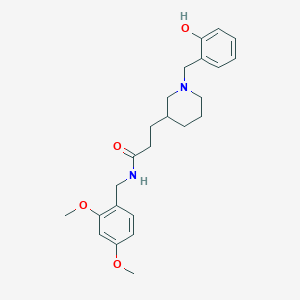 N-(2,4-dimethoxybenzyl)-3-[1-(2-hydroxybenzyl)-3-piperidinyl]propanamide