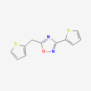 3-(2-thienyl)-5-(2-thienylmethyl)-1,2,4-oxadiazole