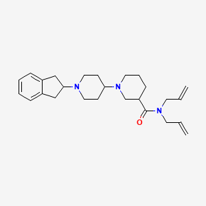 N,N-diallyl-1'-(2,3-dihydro-1H-inden-2-yl)-1,4'-bipiperidine-3-carboxamide