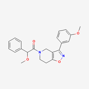 3-(3-methoxyphenyl)-5-[methoxy(phenyl)acetyl]-4,5,6,7-tetrahydroisoxazolo[4,5-c]pyridine