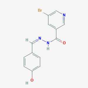 5-bromo-N'-(4-hydroxybenzylidene)nicotinohydrazide