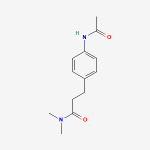 3-[4-(acetylamino)phenyl]-N,N-dimethylpropanamide